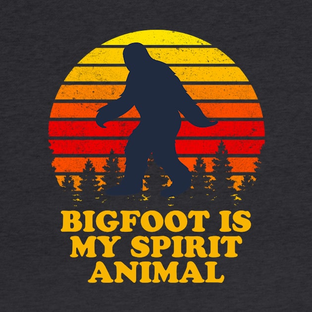 Bigfoot is my spirit animal Funny gift by narekmug